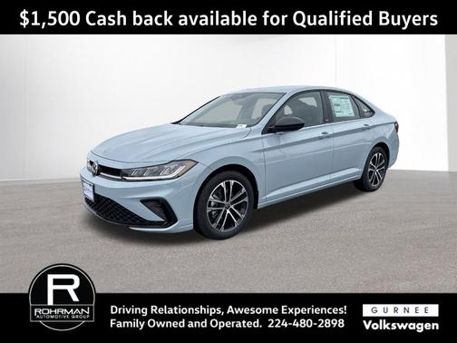 Monument Gray 2026 Volkswagen Jetta 1.5T Sport