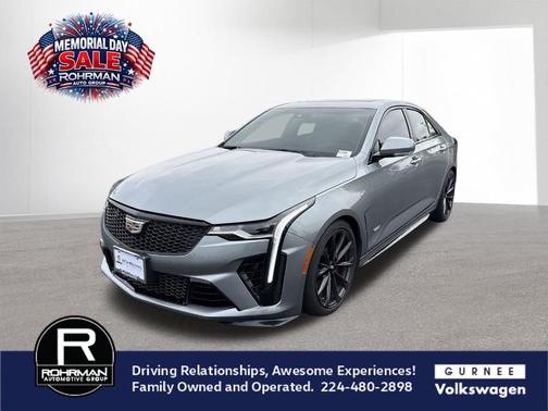 Silver Metallic 2023 Cadillac CT4-V Blackwing