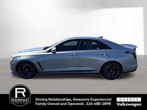 Silver Metallic 2023 Cadillac CT4-V Blackwing