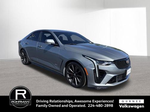 Silver Metallic 2023 Cadillac CT4-V Blackwing