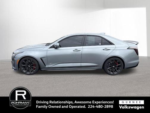 Silver Metallic 2023 Cadillac CT4-V Blackwing