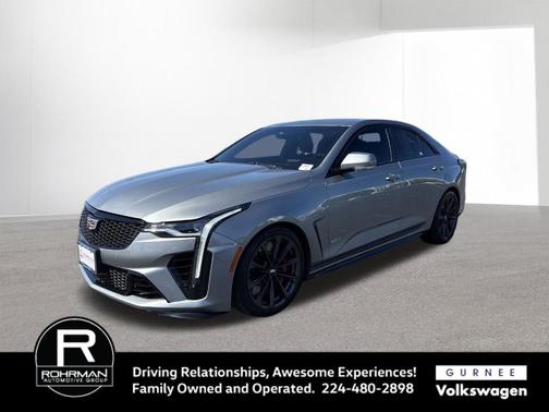 Silver Metallic 2023 Cadillac CT4-V Blackwing