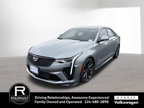 Silver Metallic 2023 Cadillac CT4-V Blackwing
