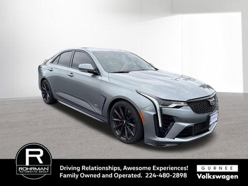 Silver Metallic 2023 Cadillac CT4-V Blackwing