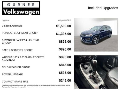 Jazz Blue Pearlcoat 2018 Jeep Compass Latitude