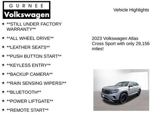 2023 Volkswagen Atlas Cross Sport 2.0T SE w/Technology