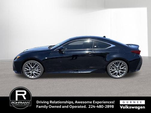 Obsidian Black 2017 Lexus RC 350 Base