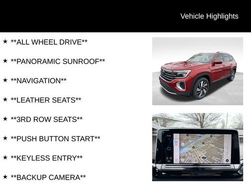 2025 Volkswagen Atlas 2.0T SEL