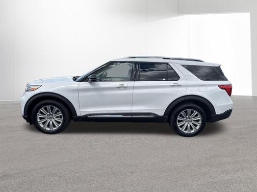 White Metallic 2021 Ford Explorer Limited