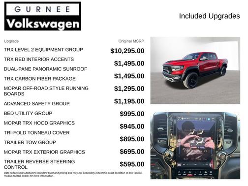 Flame Red Clearcoat 2022 RAM 1500 TRX