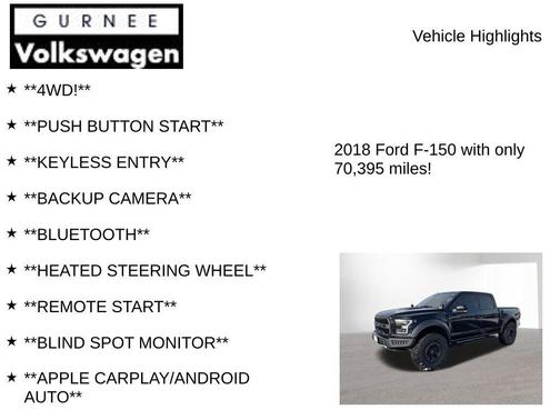 2018 Ford F-150 Raptor