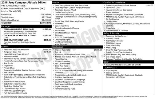 2018 Jeep Compass Altitude
