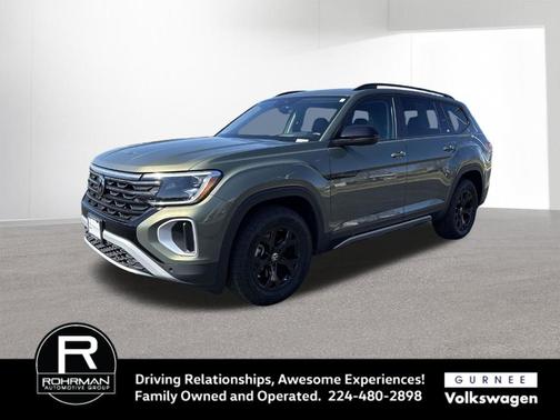 Avocado Green 2024 Volkswagen Atlas 2.0T Peak Edition SEL