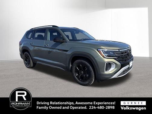 Avocado Green 2024 Volkswagen Atlas 2.0T Peak Edition SEL
