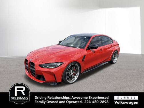 Toronto Red Metallic 2021 BMW M3 Competition