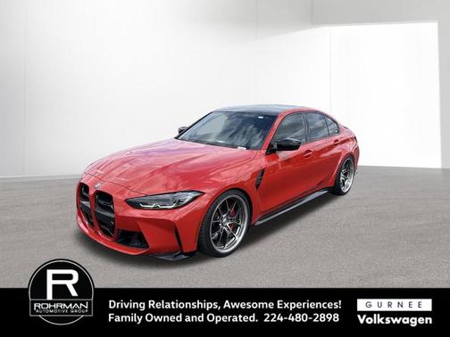 Toronto Red Metallic 2021 BMW M3 Competition
