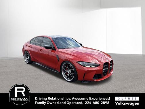 Toronto Red Metallic 2021 BMW M3 Competition