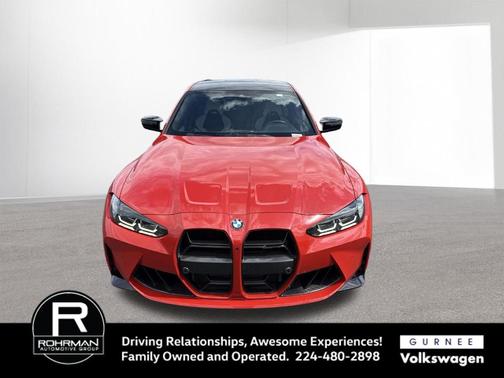 Toronto Red Metallic 2021 BMW M3 Competition