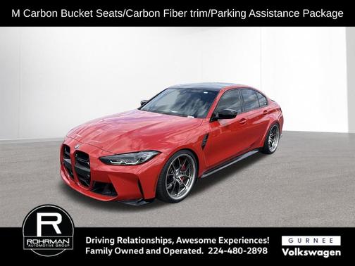 Toronto Red Metallic 2021 BMW M3 Competition