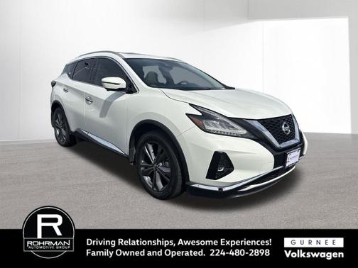 White 2020 Nissan Murano Platinum