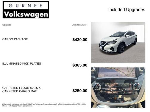 White 2020 Nissan Murano Platinum