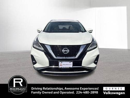 White 2020 Nissan Murano Platinum