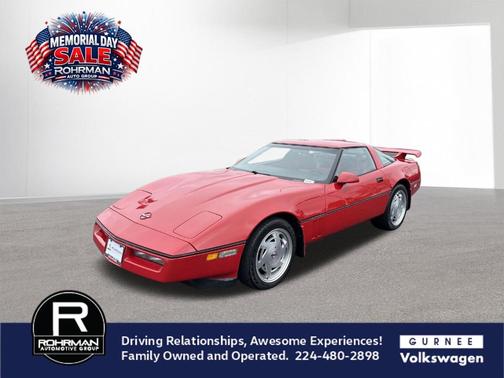 Red 1988 Chevrolet Corvette