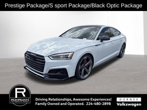 Glacier White Metallic 2019 Audi S5 3.0T Prestige