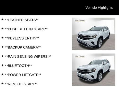 2021 Volkswagen Atlas 3.6 V6 SE w/ Technology