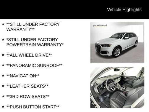 2022 Audi Q7 55 Premium