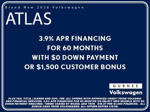 2026 Volkswagen Atlas 2.0T SEL