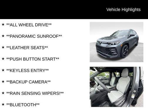 2025 Volkswagen Tiguan 2.0T SE R-Line Black