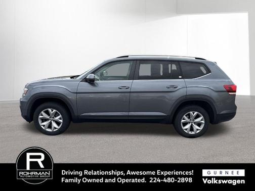 Platinum Gray Metallic 2019 Volkswagen Atlas 3.6L SE