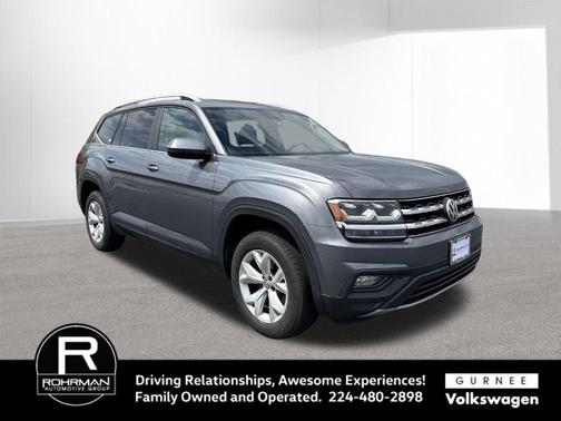 Platinum Gray Metallic 2019 Volkswagen Atlas 3.6L SE