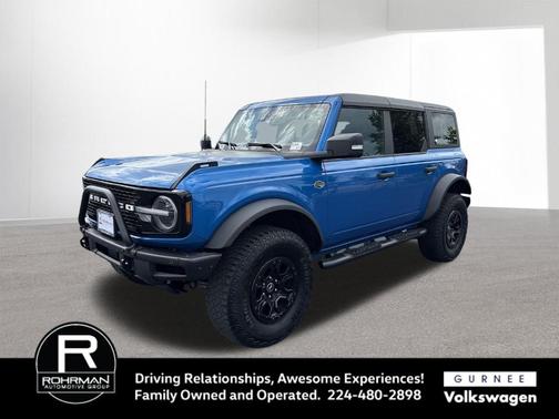 Blue Metallic 2022 Ford Bronco Wildtrak