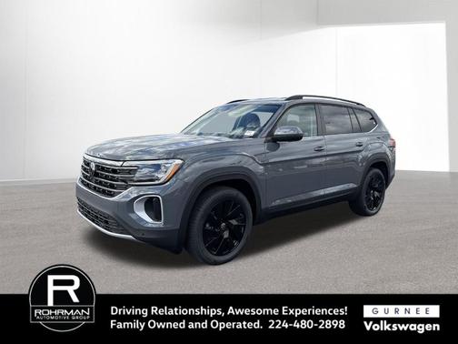 Pure Gray 2026 Volkswagen Atlas 2.0T SE W/TECHNOLOGY