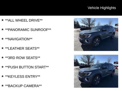 2025 Volkswagen Atlas 2.0T SEL