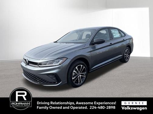 Platinum Gray Metallic 2026 Volkswagen Jetta 1.5T Sport