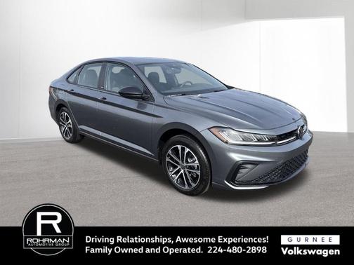Platinum Gray Metallic 2026 Volkswagen Jetta 1.5T Sport