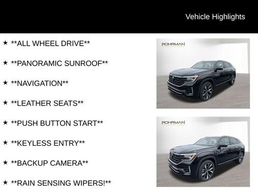 2025 Volkswagen Atlas Cross Sport 2.0T SEL Premium R-Line