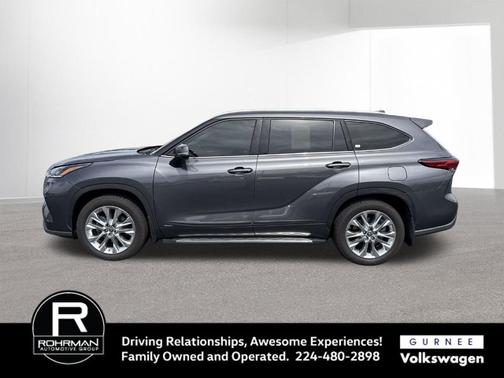 Magnetic Gray Metallic 2023 Toyota Highlander Hybrid Limited