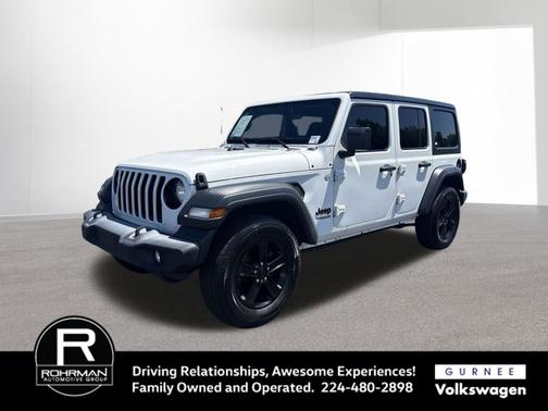 Bright White Clearcoat 2019 Jeep Wrangler Unlimited Sport Altitude