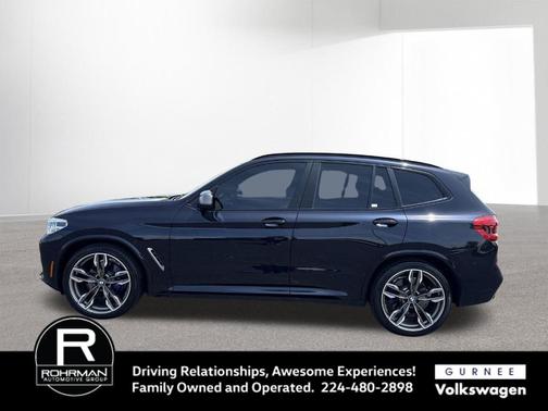 Carbon Black Metallic 2018 BMW X3 M40i