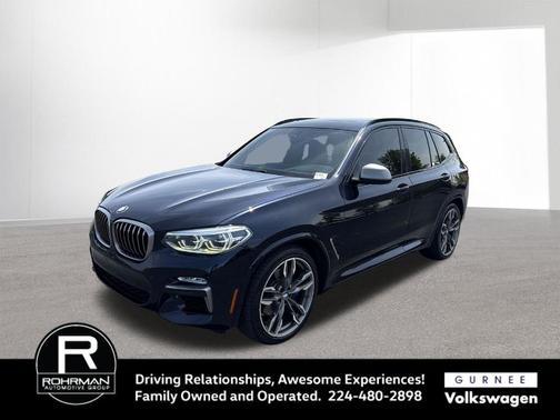 Carbon Black Metallic 2018 BMW X3 M40i