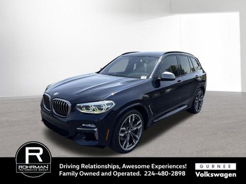 Carbon Black Metallic 2018 BMW X3 M40i