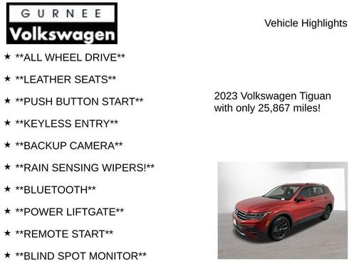 2023 Volkswagen Tiguan 2.0T SE