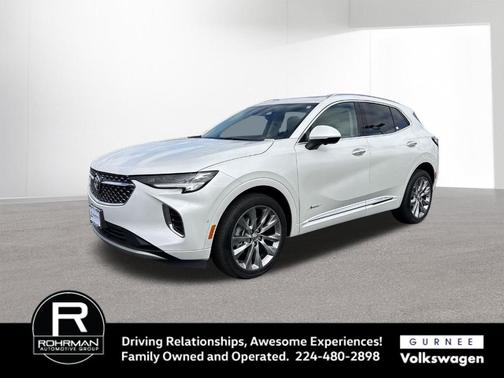 White Frost Tri-Coat 2023 Buick Envision Avenir