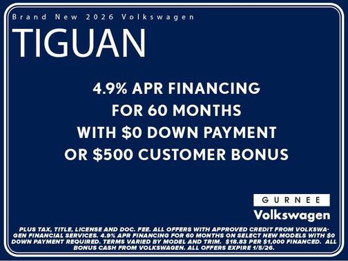 2026 Volkswagen Tiguan 2.0T S