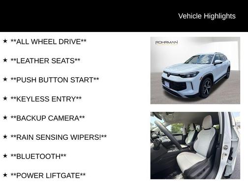 2025 Volkswagen Tiguan 2.0T SE