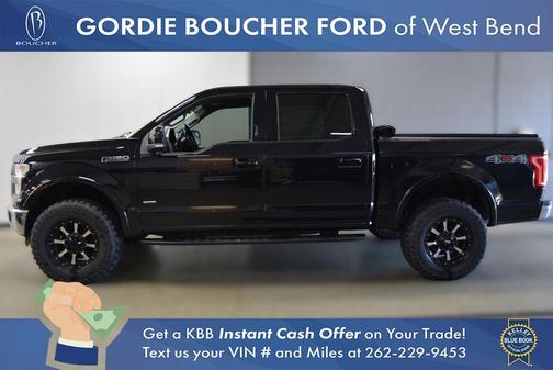 Shadow Black 2017 Ford F-150 Lariat
